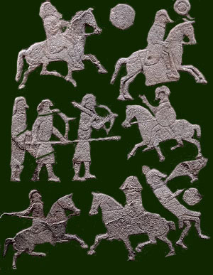 Pictish battle scene